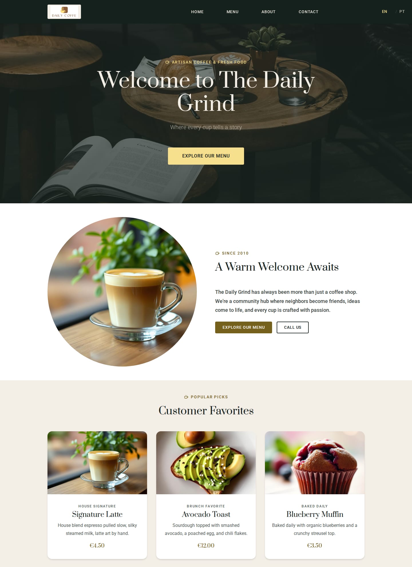 The Daily Grind Cafe