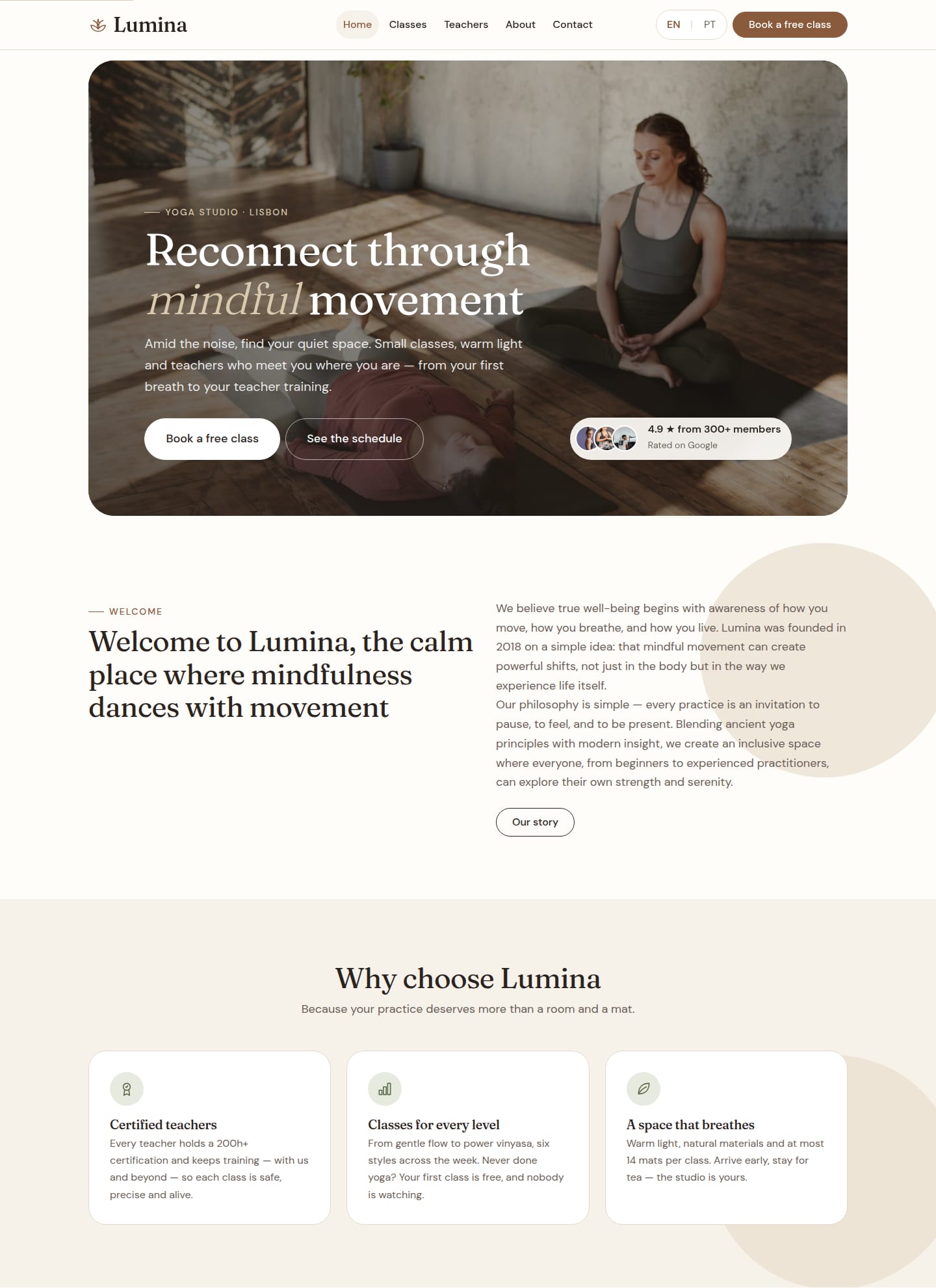 Lumina Yoga Studio